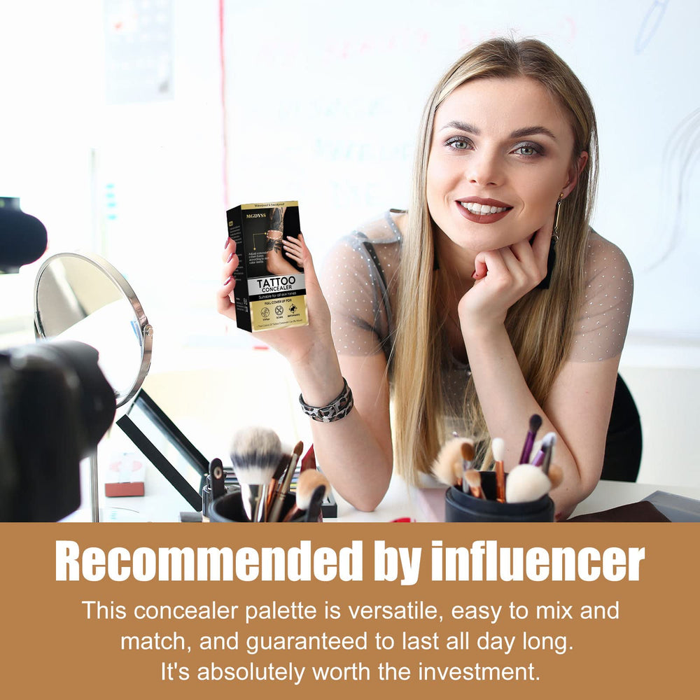 Asomooh Tattoo Cover Up applied on skin shows reliable coverage during workouts.