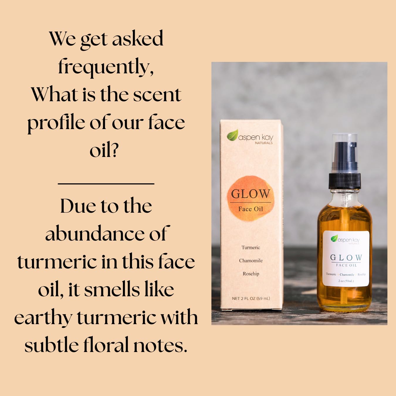 Aspen Kay Naturals Glow Florida-made small-batch packaging visual