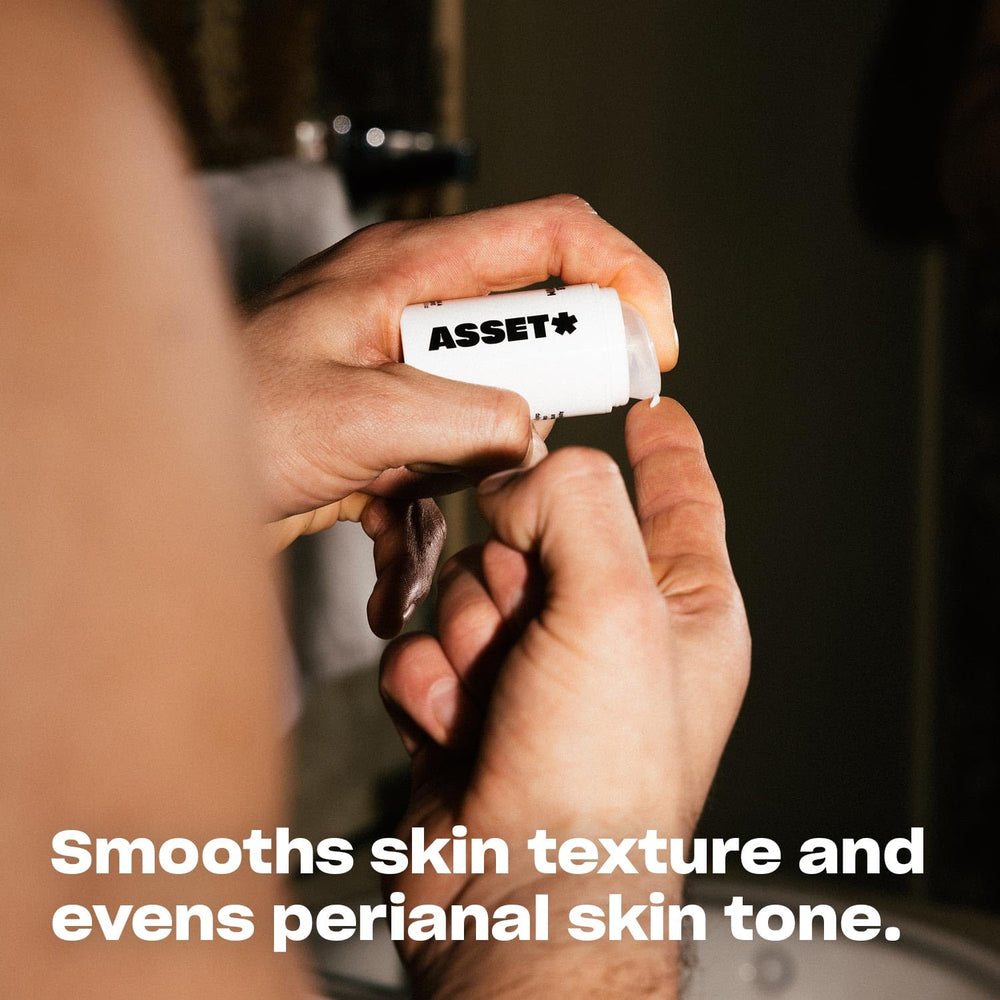 Asset Hole Serum ingredients botanicals provide gentle, antioxidant care for sensitive areas.