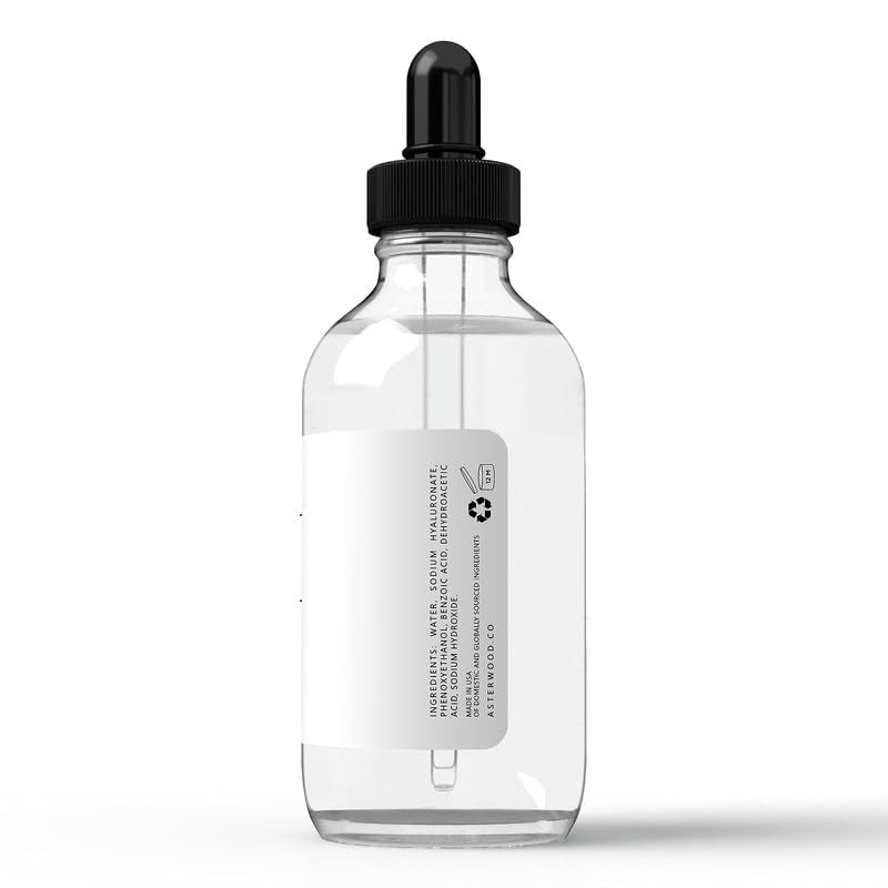 Asterwood fragrance-free bottle on bathroom shelf suggests all-day comfort and hydration