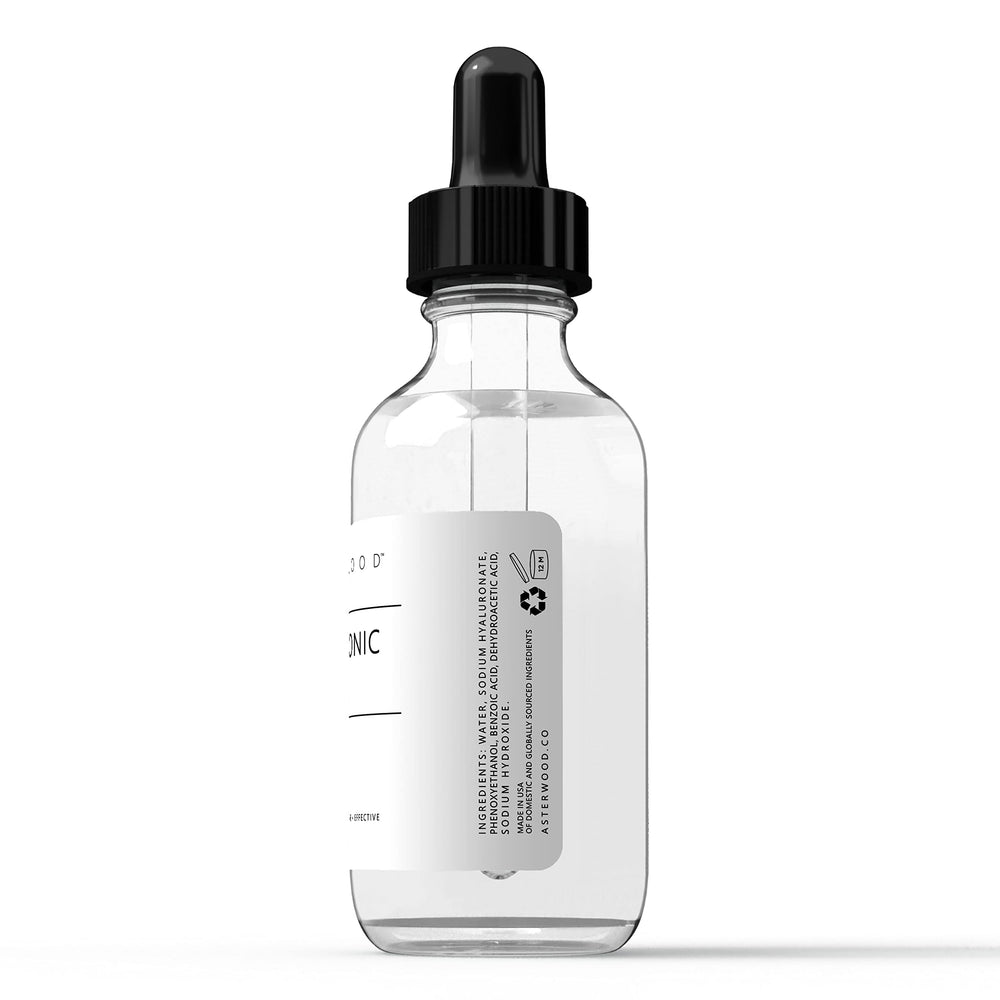 Asterwood Hyaluronic Serum deep hydration locks in moisture for resilient skin.