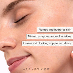 Asterwood serum drop dispenser highlights easy application for moisturization