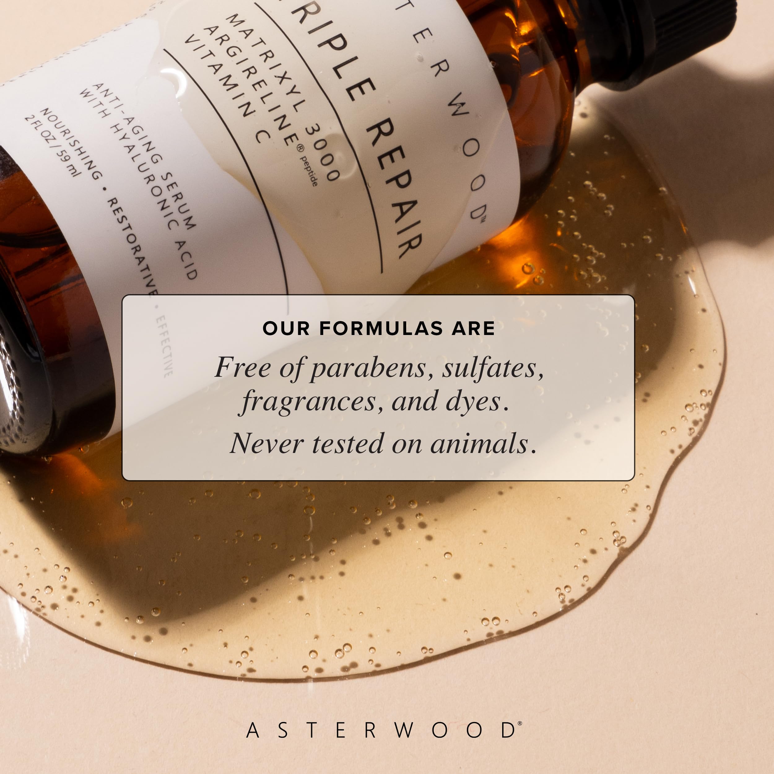 Asterwood serum pump in action with controlled dispensing.
