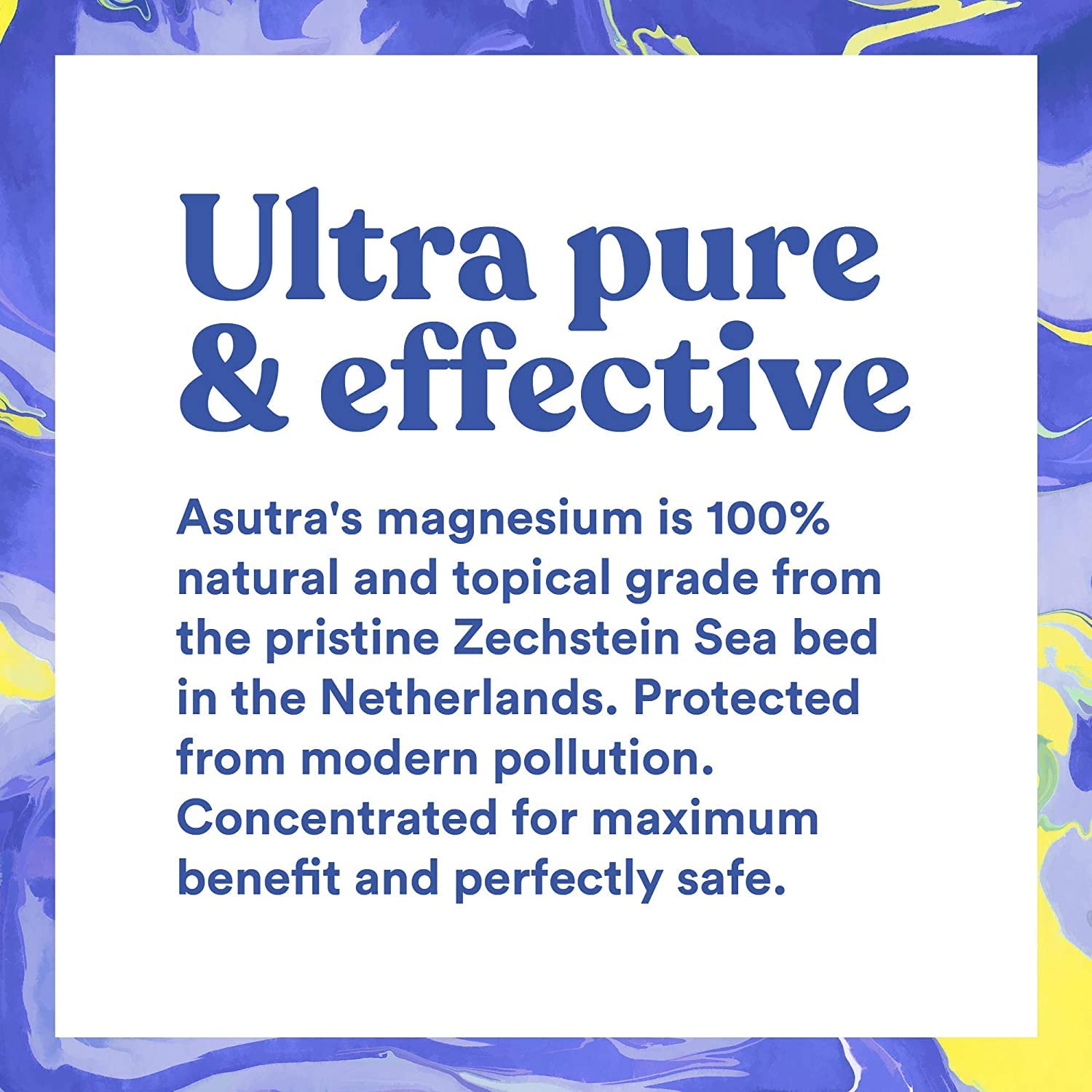 ASUTRA packaging shot highlights travel-friendly 3.4 oz jar.