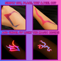 ASVP Shop UV Shine Face designs for dramatic cosplay accents.