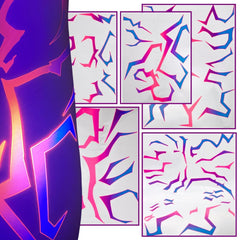 ASVP Shop UV Shine Lightning full-body tattoos for bold festival looks.