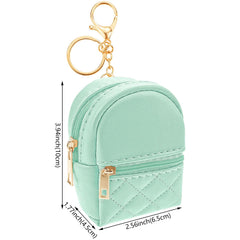 Aswewamt mini backpack cosmetic bag green—lightweight pouch for on-the-go items.