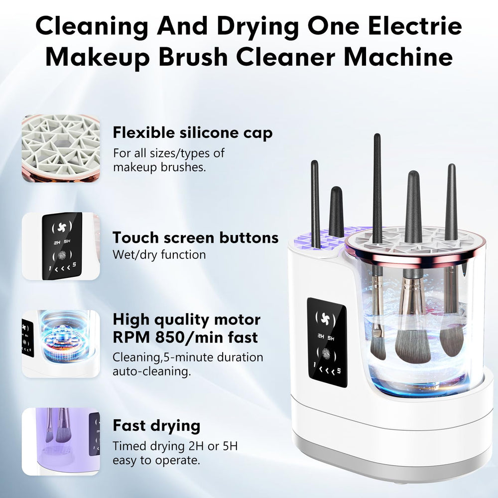ATIDIE makeup brush dryer in use demonstrates time saving drying.