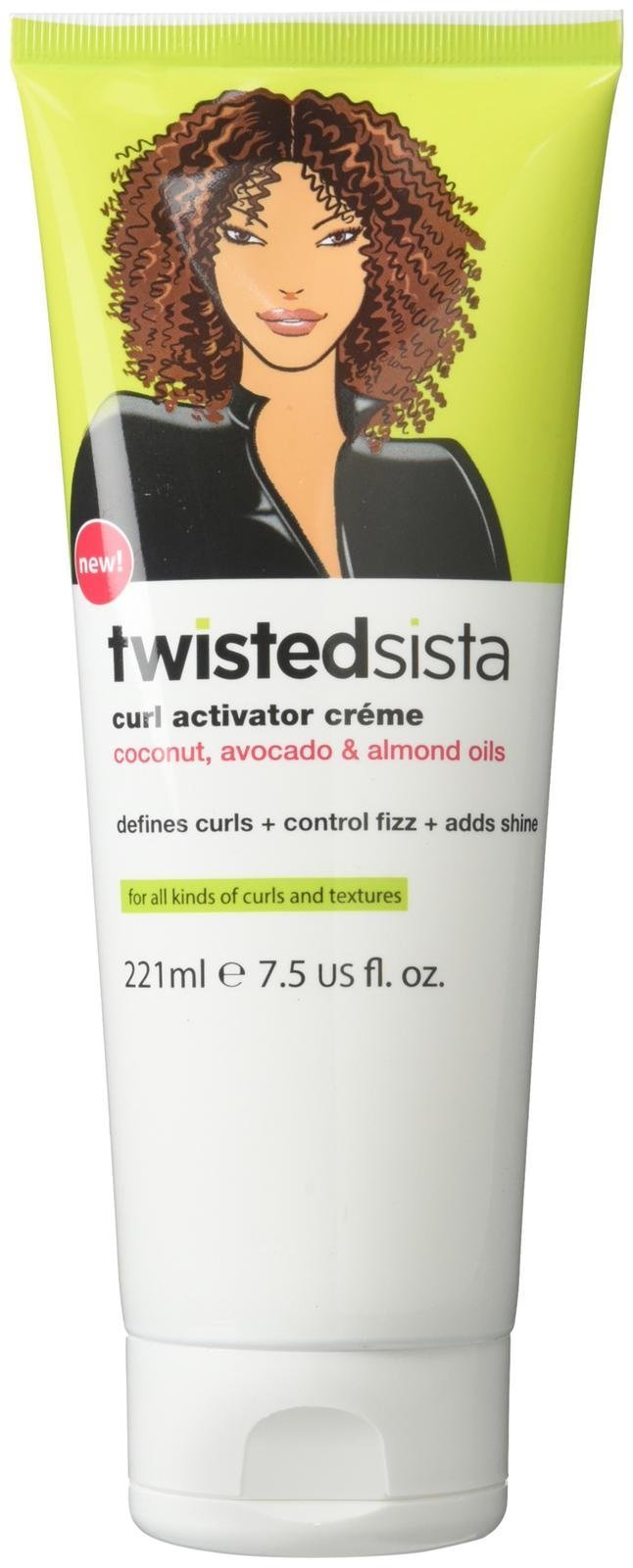 Atlas Ethnic Company Twisted Sista bottle with curl activator for frizz control.