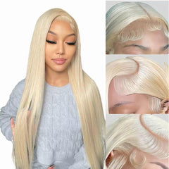 Atilck 30 inch 613 HD lace front wig close-up natural hairline realism