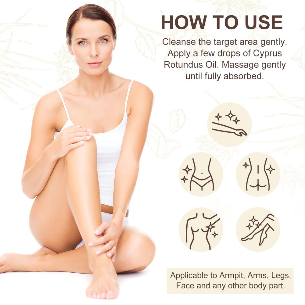 ATOANY Cyperus Rotundus Oil helping reduce visible pores for smoother texture