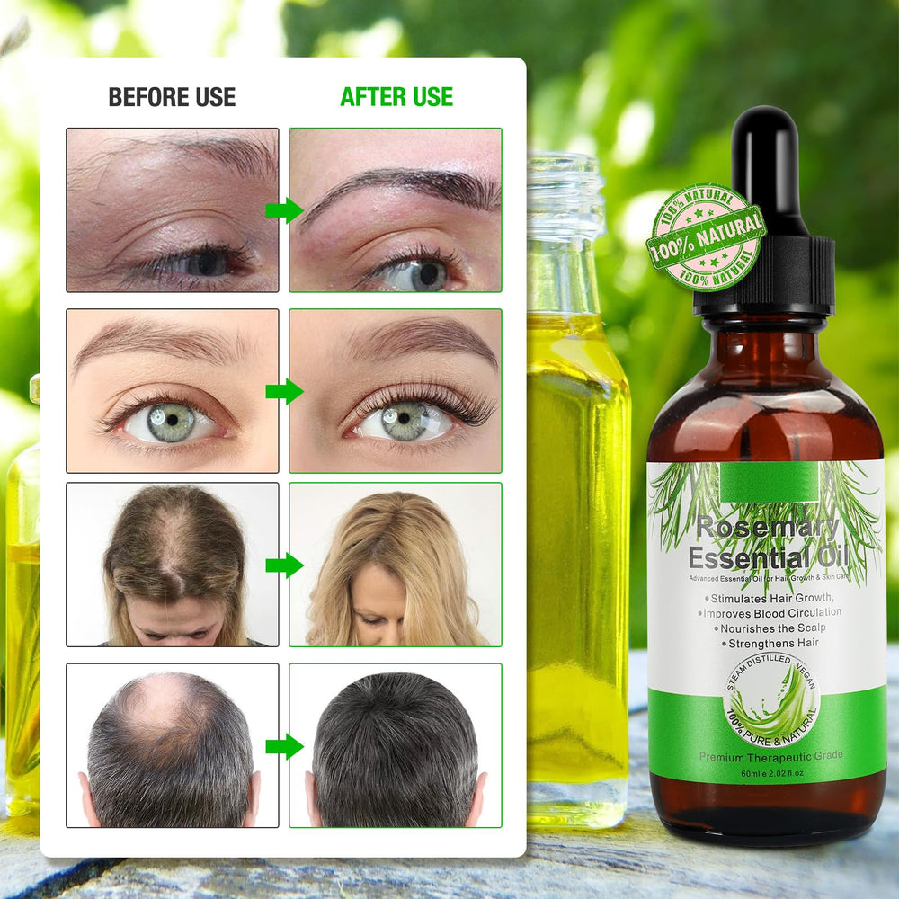 Apply rosemary oil to eyelashes for conditioning and potential growth support
