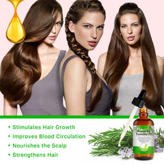 ATOANY scalp massager brush with rosemary oil for scalp care.