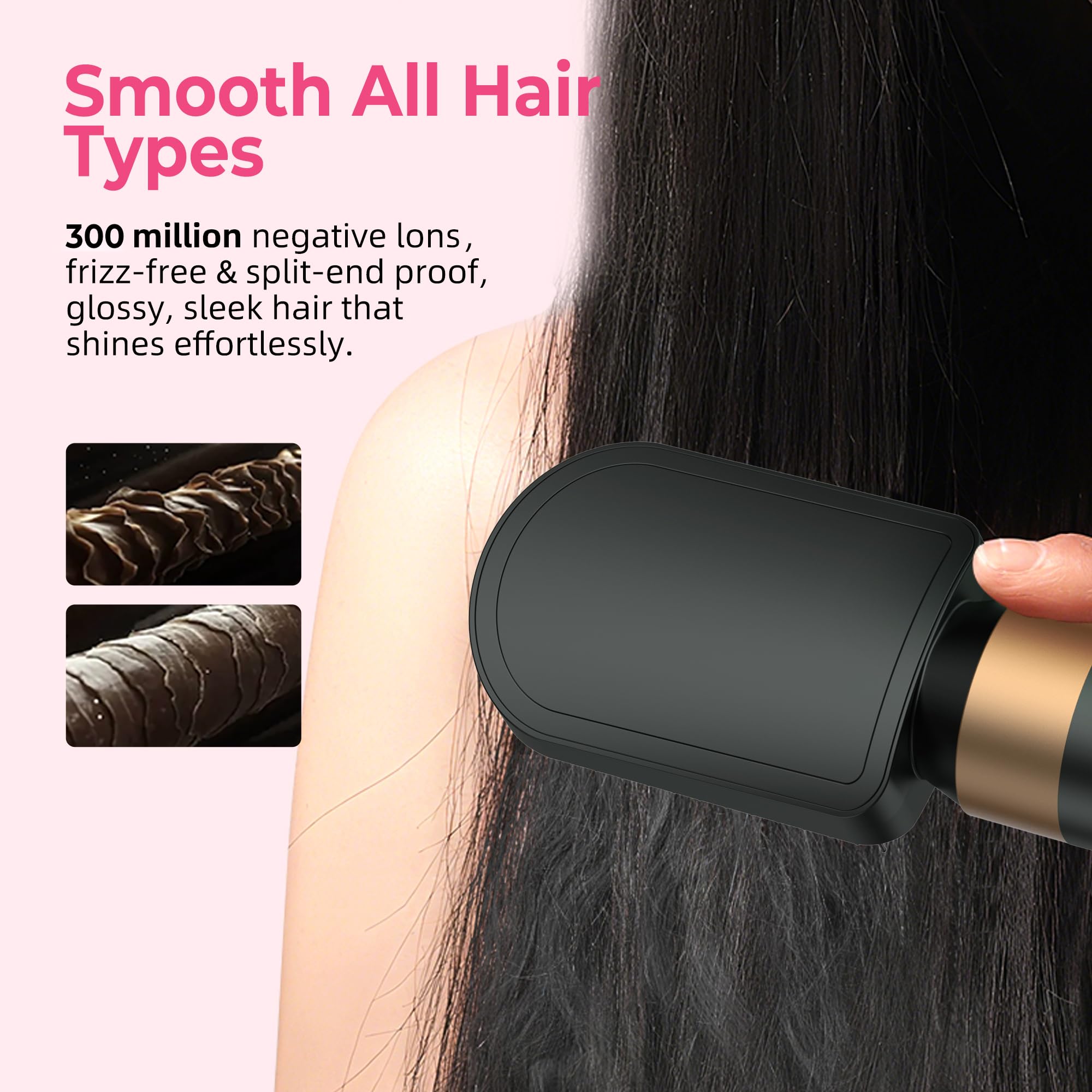 Atopskins Blow Dryer Brush-concentrator: focuses airflow for precise styling.