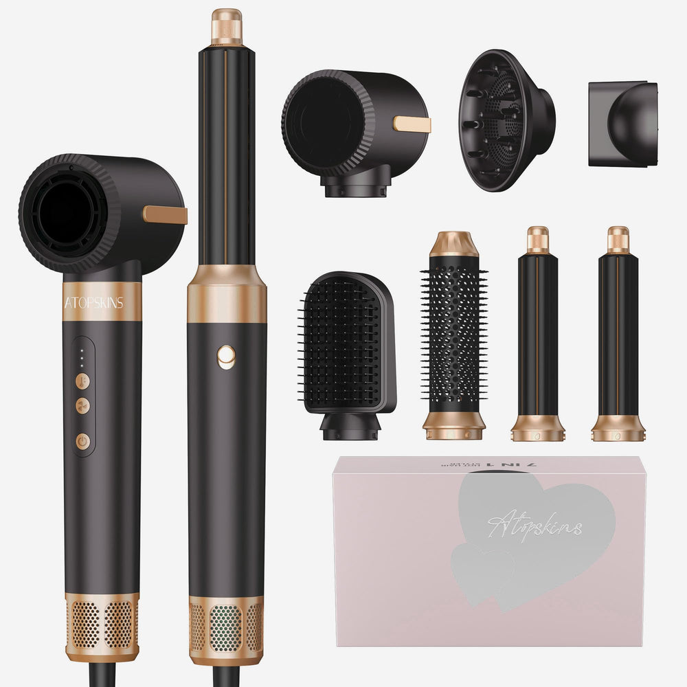 Atopskins Blow Dryer Brush dryer: fast drying with negative ions for smooth results.