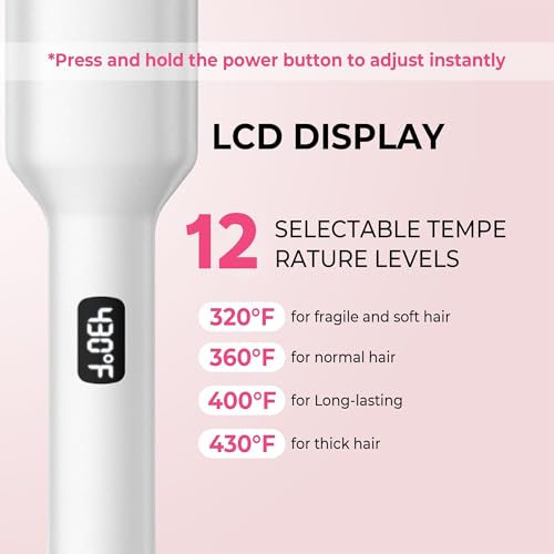 Atopskins curling iron auto-off indicator for safer styling sessions