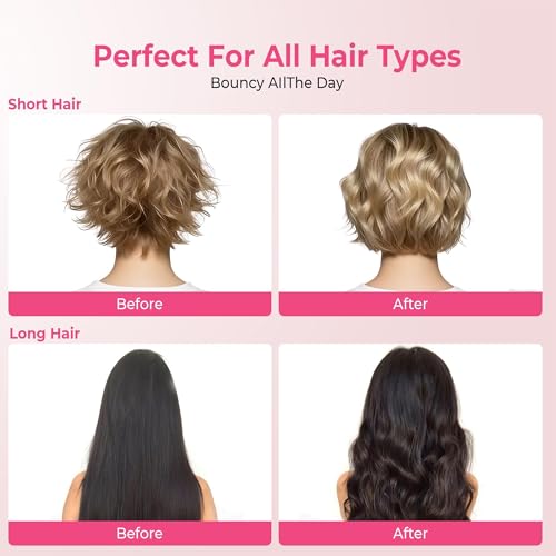 Atopskins curling iron negative ions and ceramic coating reduce frizz and add shine