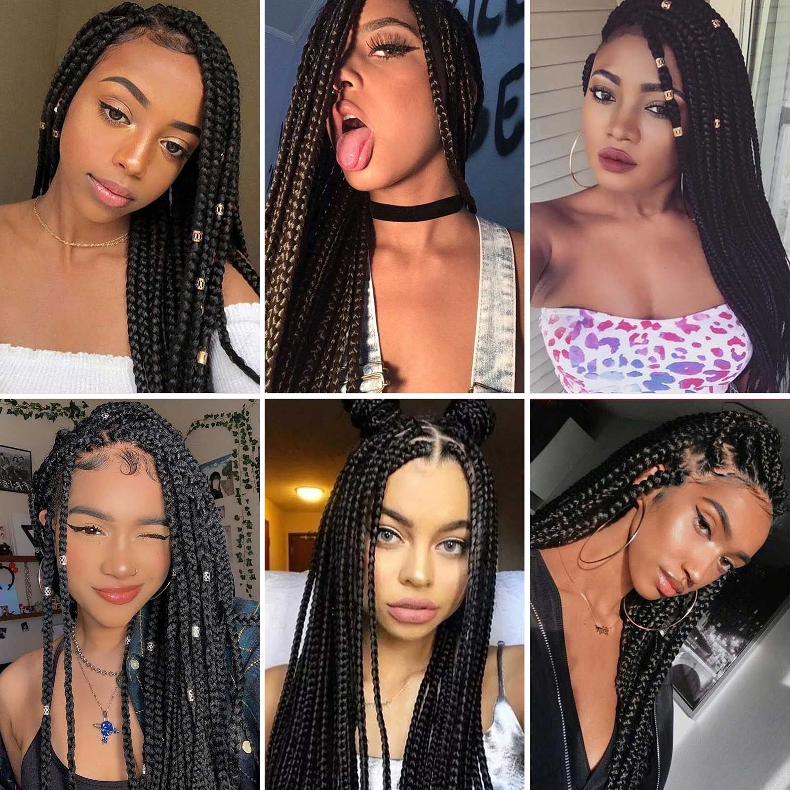 ATRAENTE hot-water-setting capable ombre 18in braids for quick shaping