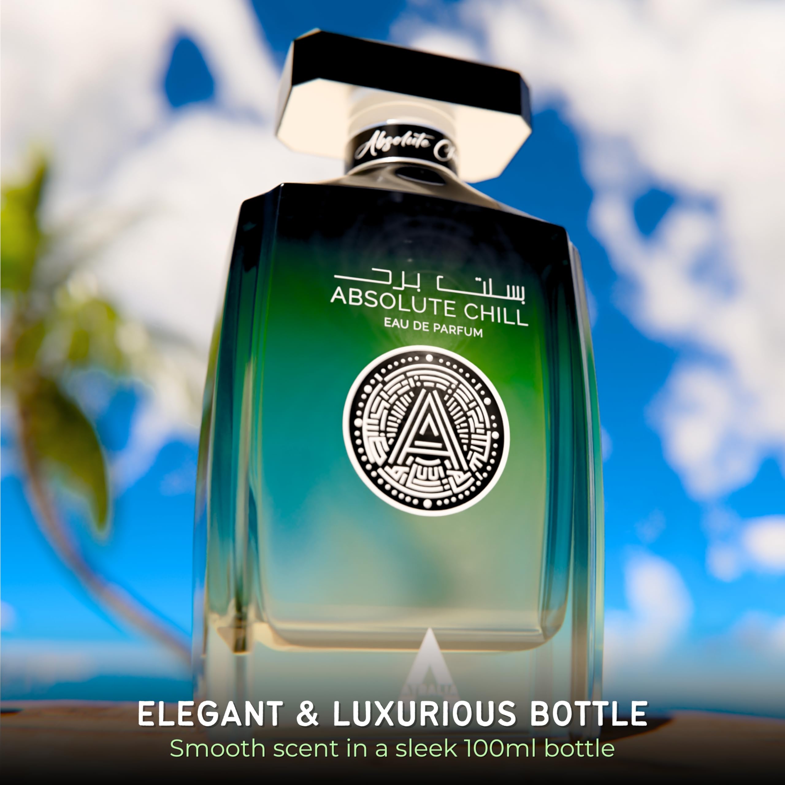 Atralia Absolute Chill herbal heart scene with basil and coriander hints refined core.