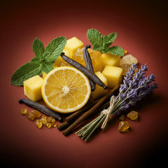 Atralia Elixir amber heart core provides warmth and depth for evening-ready sophistication.