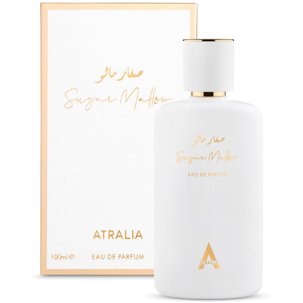 Atralia Sugar Mallow bottle front, elegant display ideal for gifting