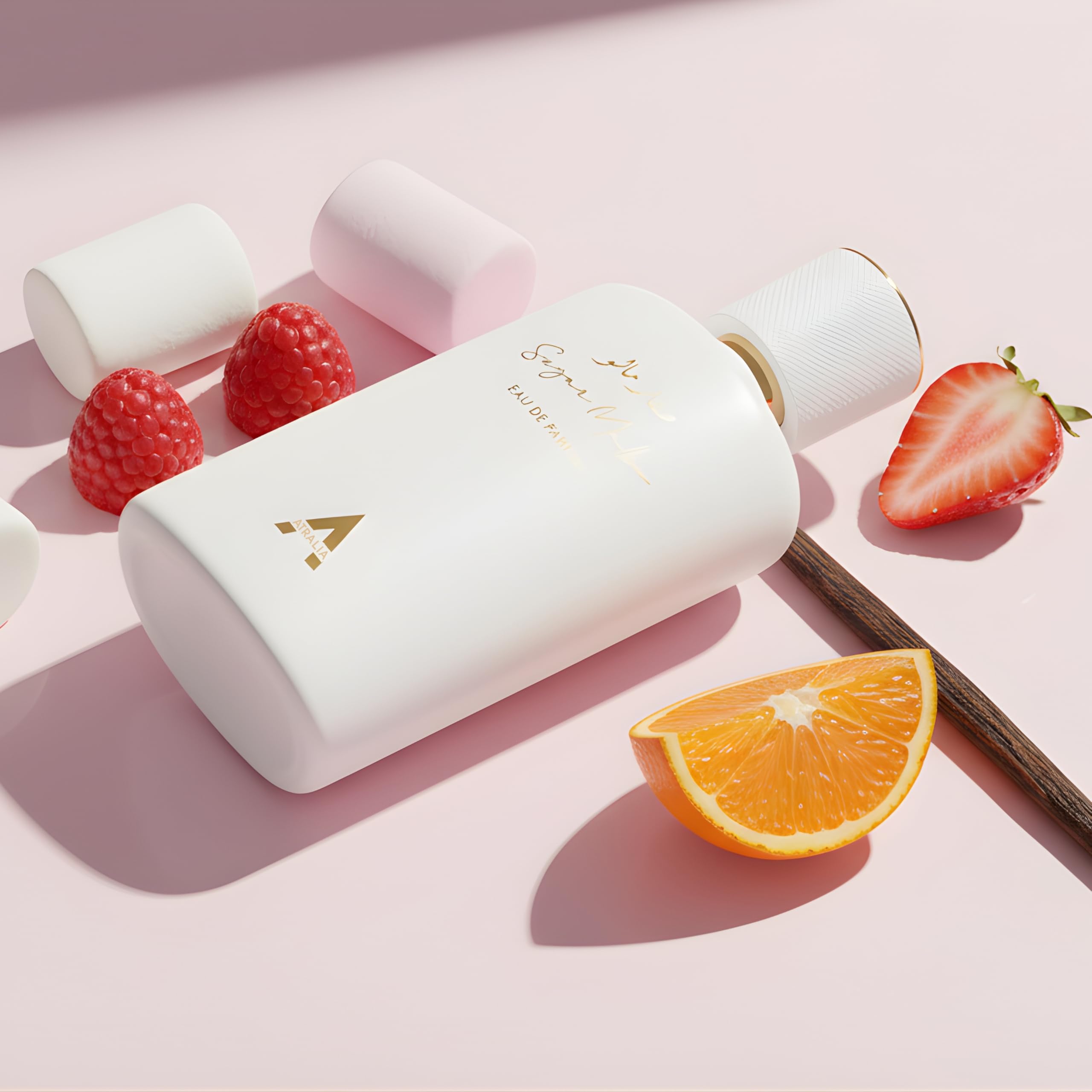 Atralia Sugar Mallow spritz on skin demonstrates light, sweet fragrance layering