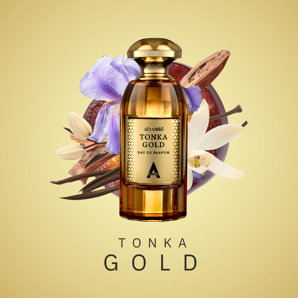 Atralia Tonka Gold cap closeup showing premium design and luxury