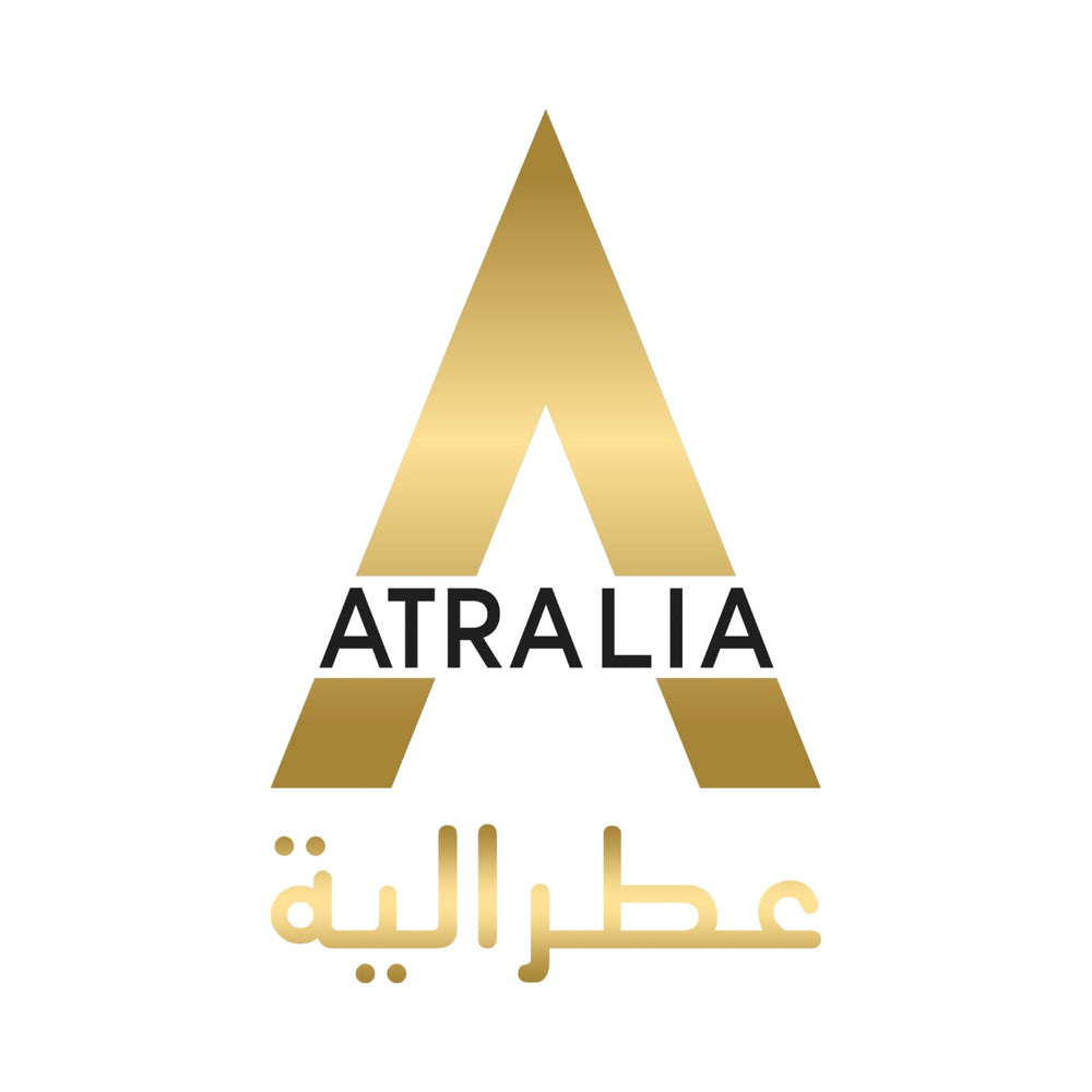 Atralia Tonka Gold bottle pour visual hints at smooth scent experience