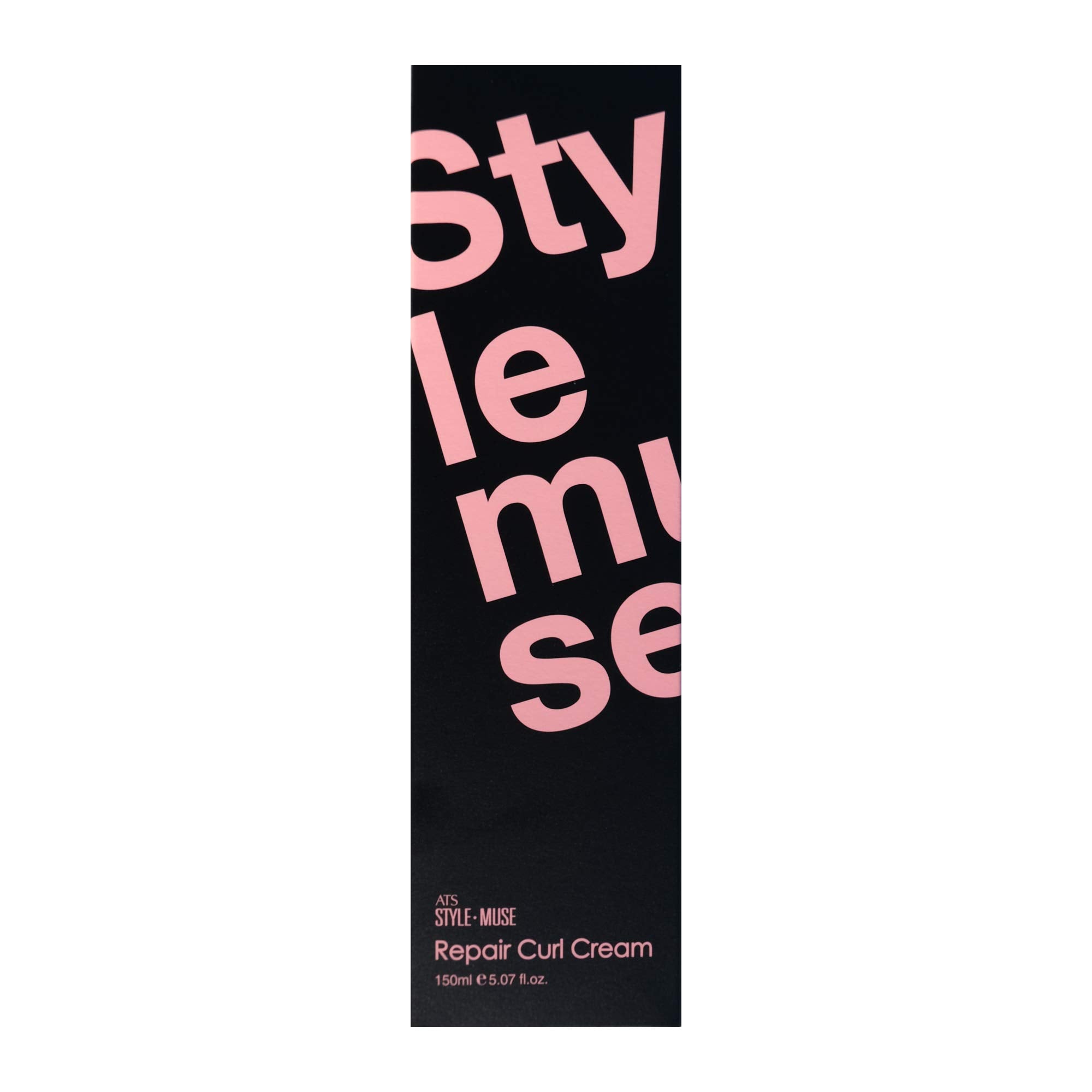 Hair ends sealed with STYLEMUSE Repair Curl Cream for lasting moisture.