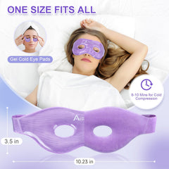 Atsuwell cooling under-eye pads targeting puffiness and dark circles