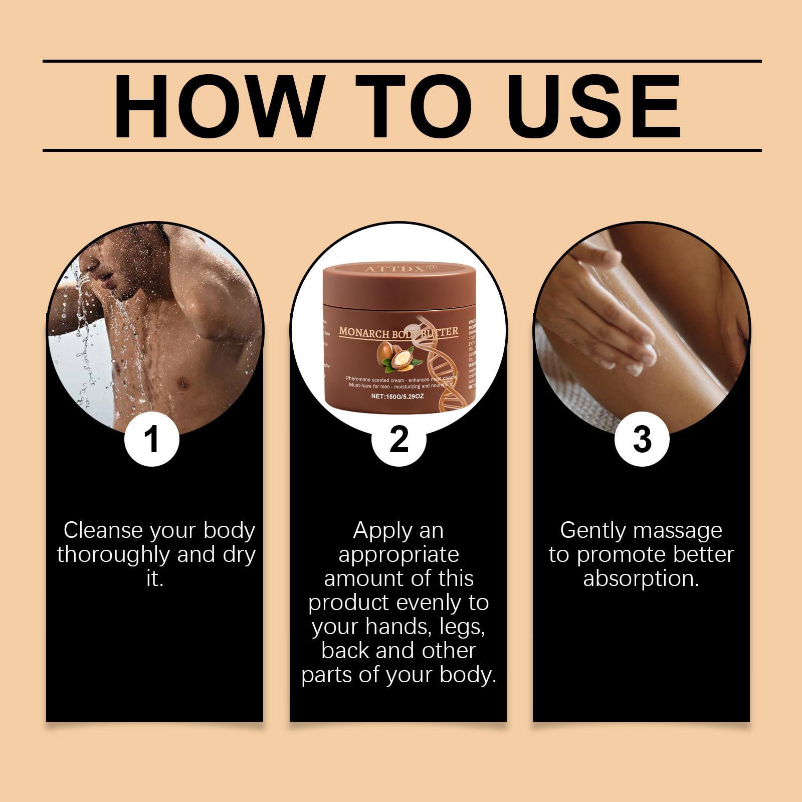 ATTDX pheromone-scented cream in daily routine offering subtle fragrance and hydration.