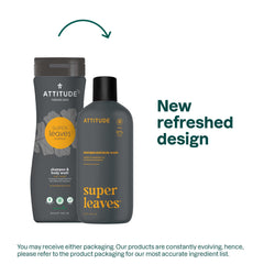 ATTITUDE 2in1 lather closeup illustrating rich cleansing for busy mornings