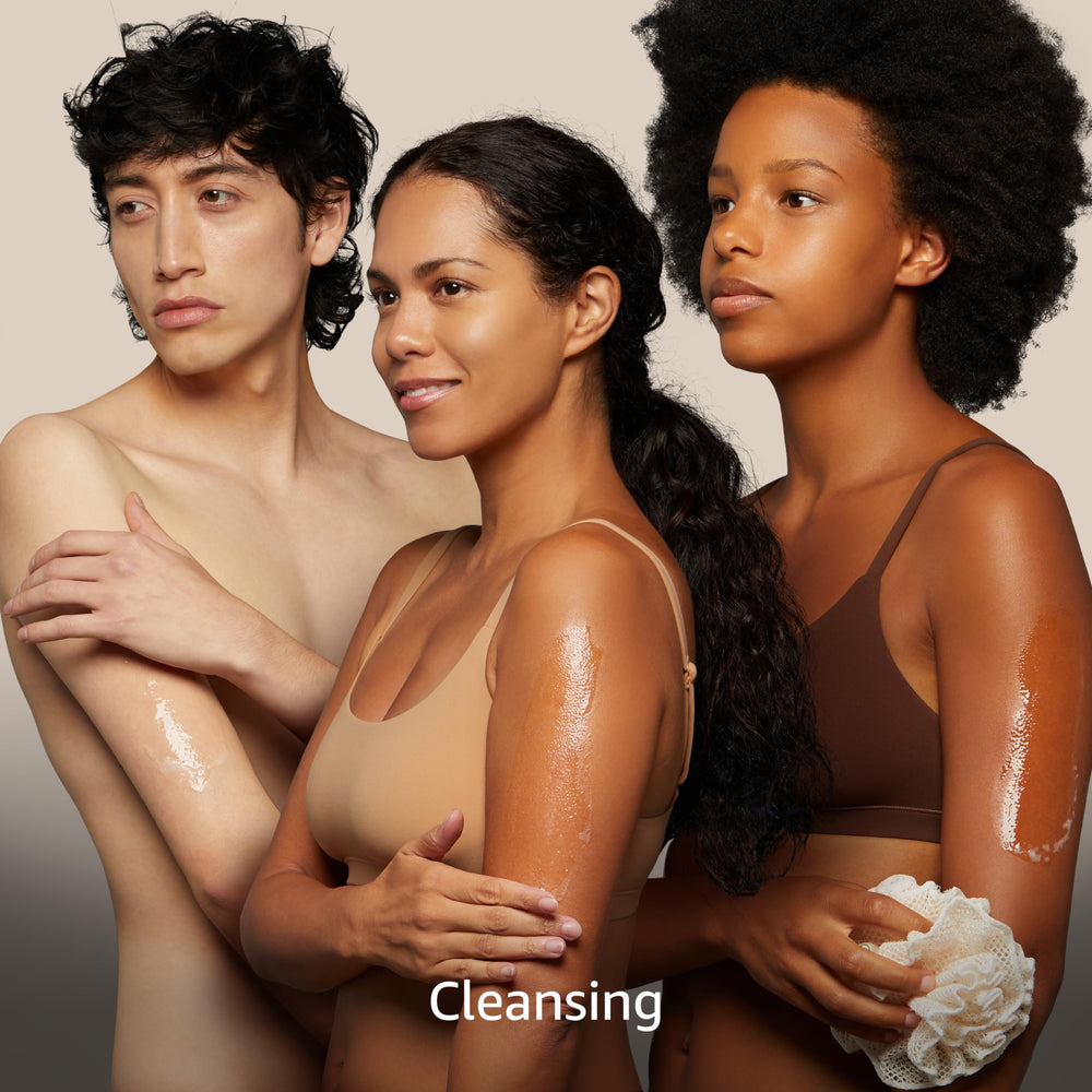 Foamy, gentle lather forming during ATTITUDE cleansing