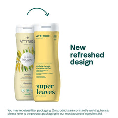 ATTITUDE Clarifying Shampoo ingredients watercress and Indian cress highlight natural revitalization for roots