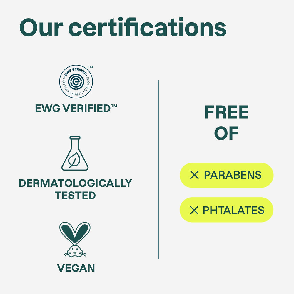 ATTITUDE Clarifying Shampoo packaging highlights vegan, clean labels and dermatological testing for a responsible wash