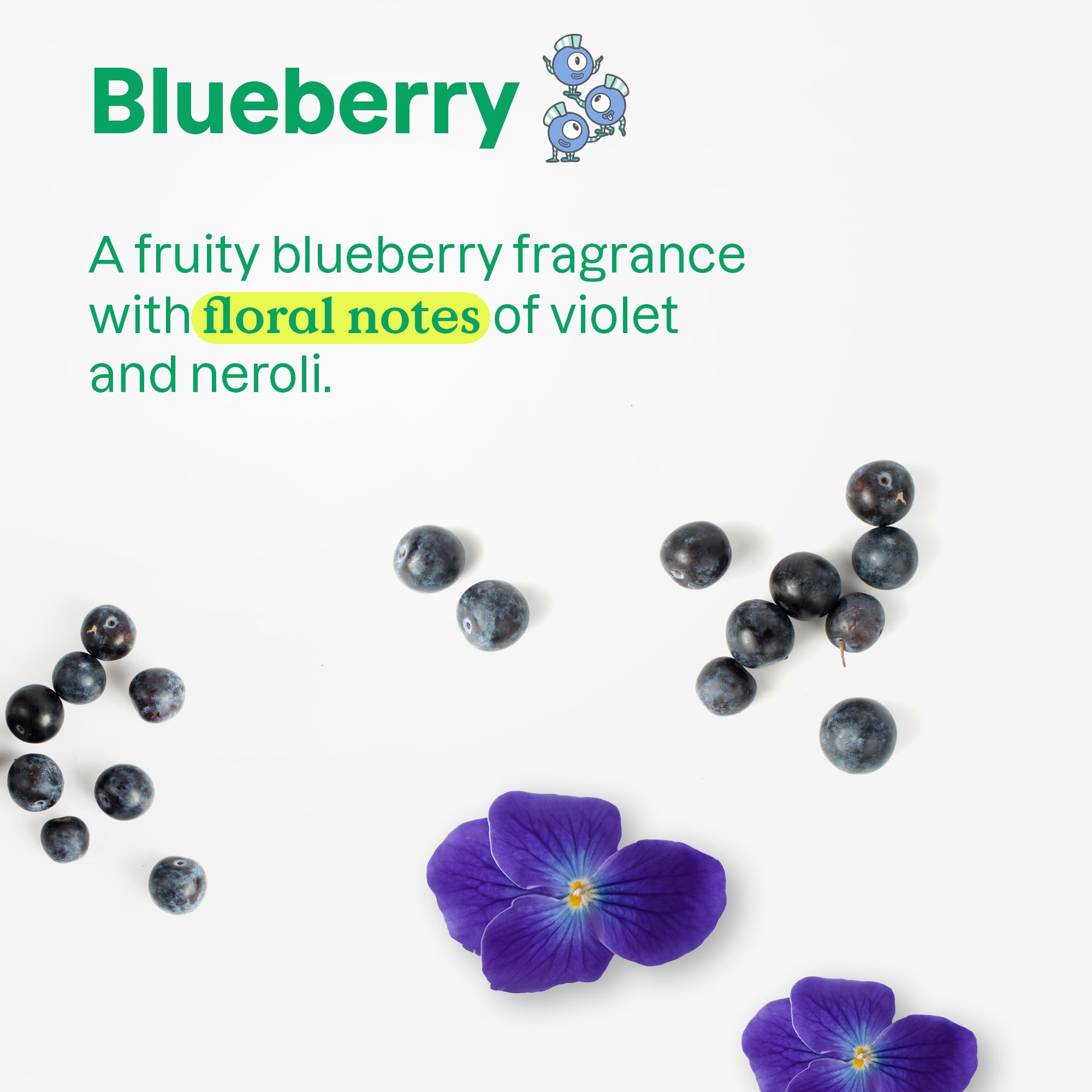ATTITUDE Blueberry-scented wash offers a comforting fragrance during bath time for kids.