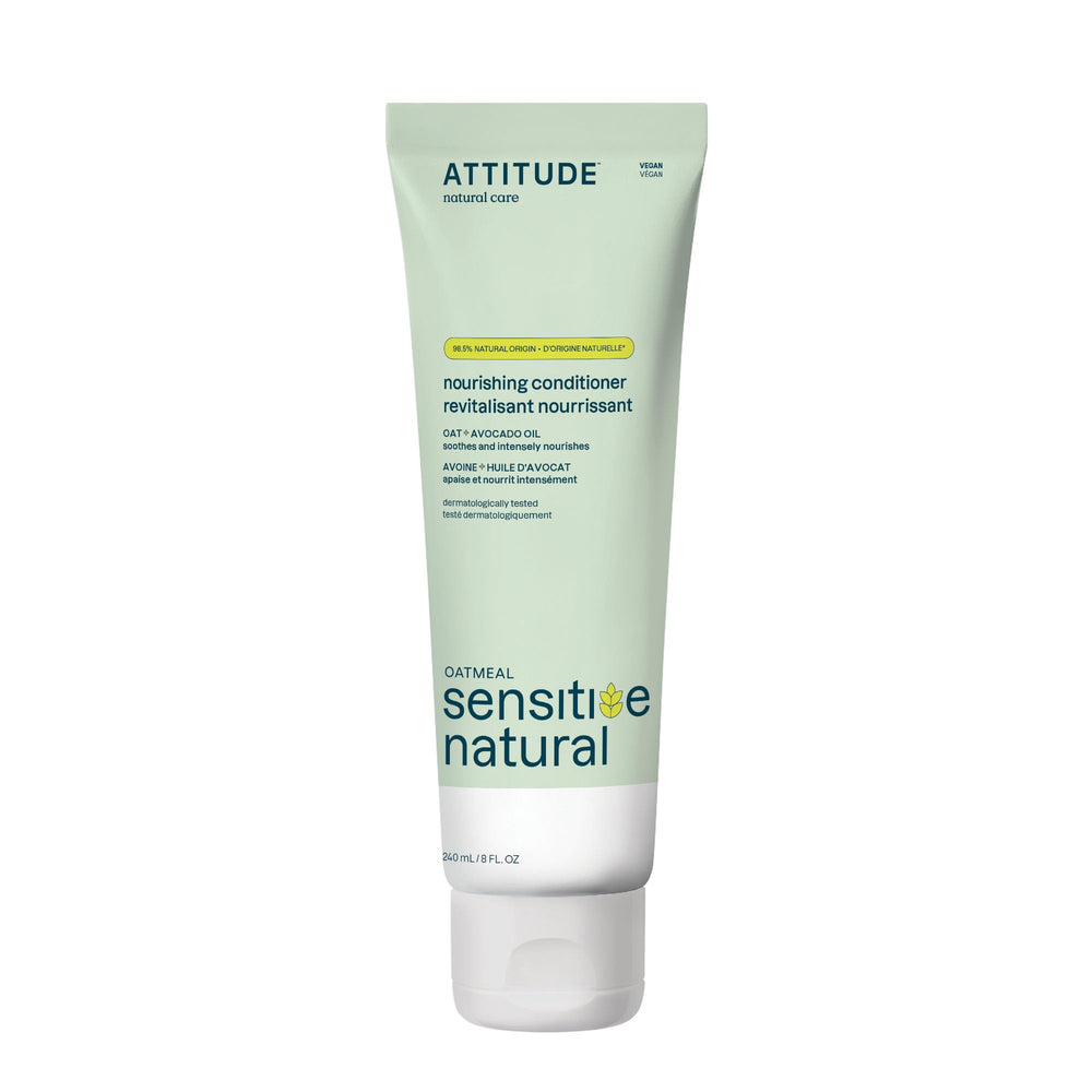 ATTITUDE hair conditioner bottle for sensitive dry scalp offers gentle daily care.