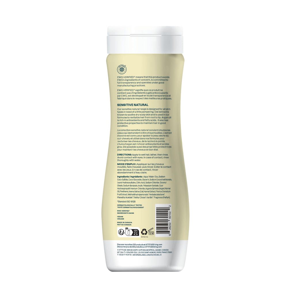 ATTITUDE hair shampoo vegan clean ingredients highlight clean beauty approach.