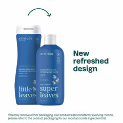 ATTITUDE Kids 2-in-1 wash creates creamy lather for easy hair and body cleansing.