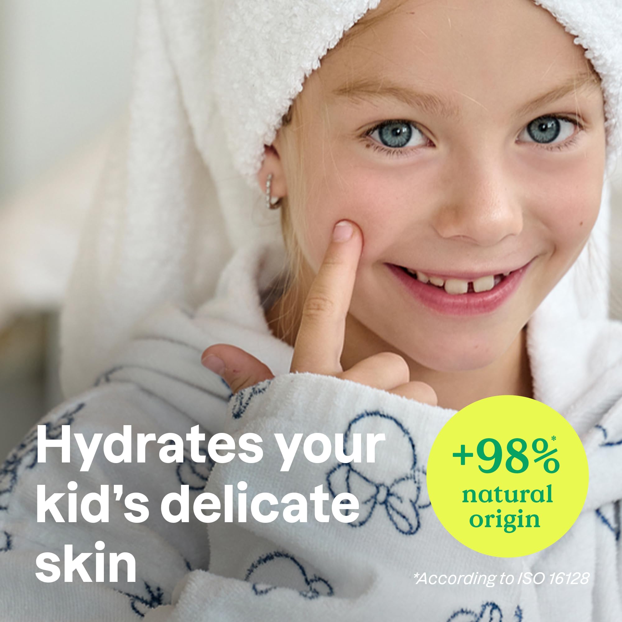 ATTITUDE Kids Lotion blueberry-leaf soothing boosts comfort for dry skin.