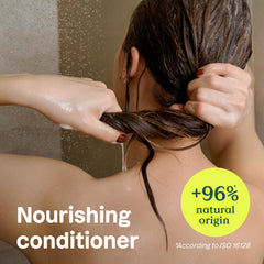 ATTITUDE Nourishing Hair Conditioner texture swatch showing creamy formula