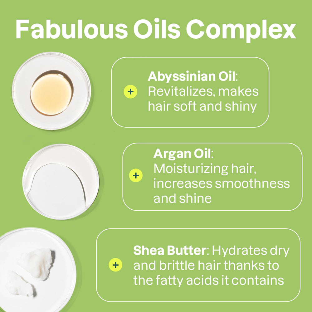 ATTITUDE Repairing Hair Mask Abyssinian oil glow showing smoother, more manageable hair potential.
