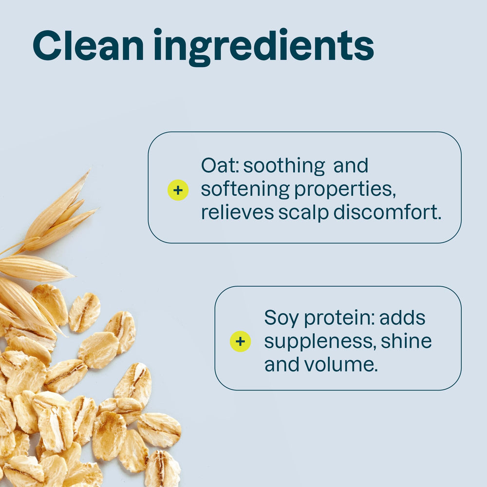 ATTITUDE Soy Protein closeup highlights volume, shine, and detangling potential.