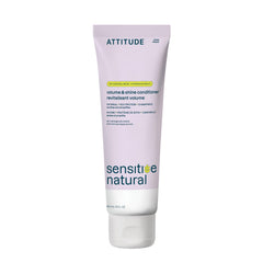 ATTITUDE Volume & Shine conditioner bottle 8oz showing volumizing formula for fine hair.