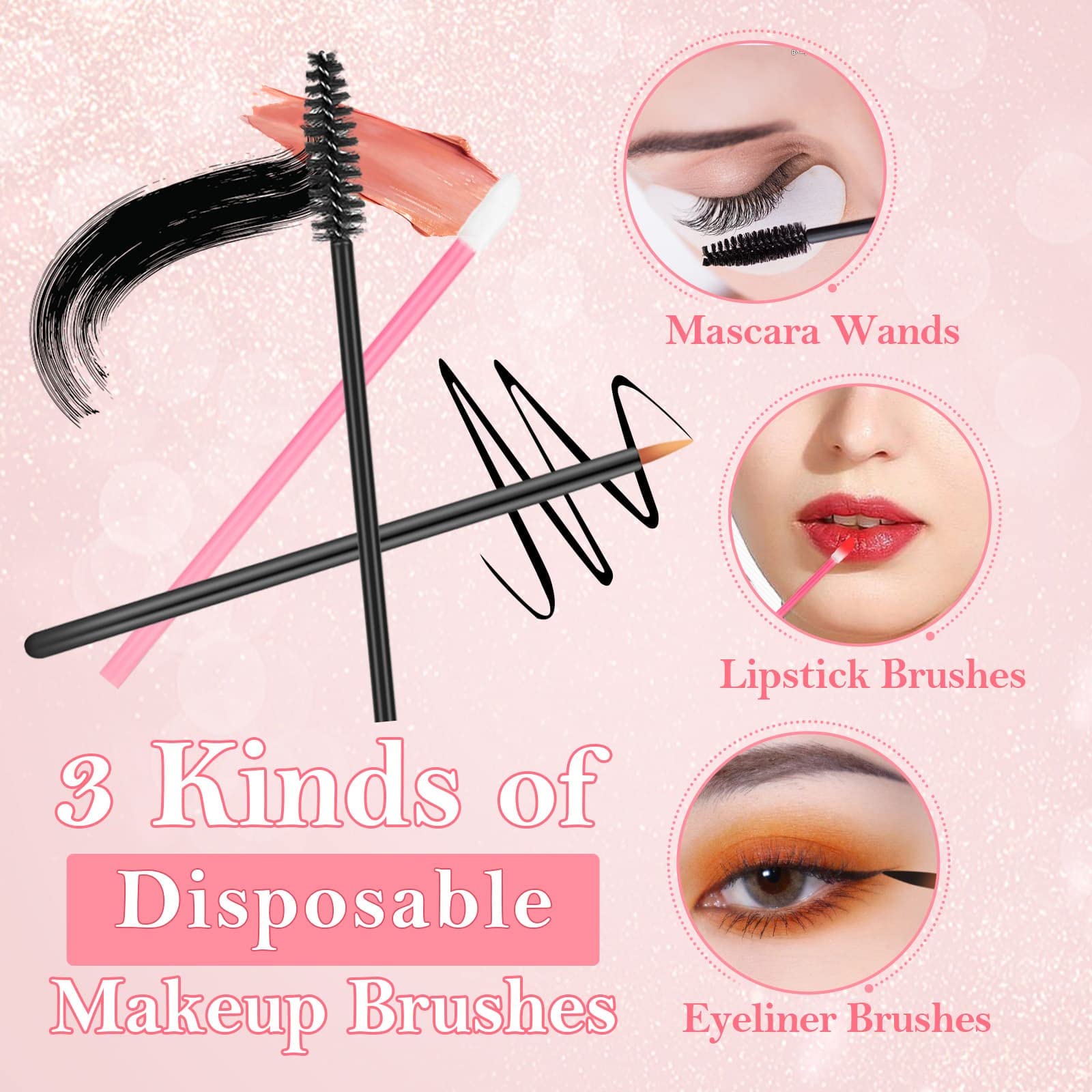 Audab lip applicators ensure clean lipstick application and shade testing.