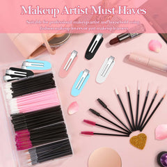 Audab makeup mixing palette with spatula for clean color blending.
