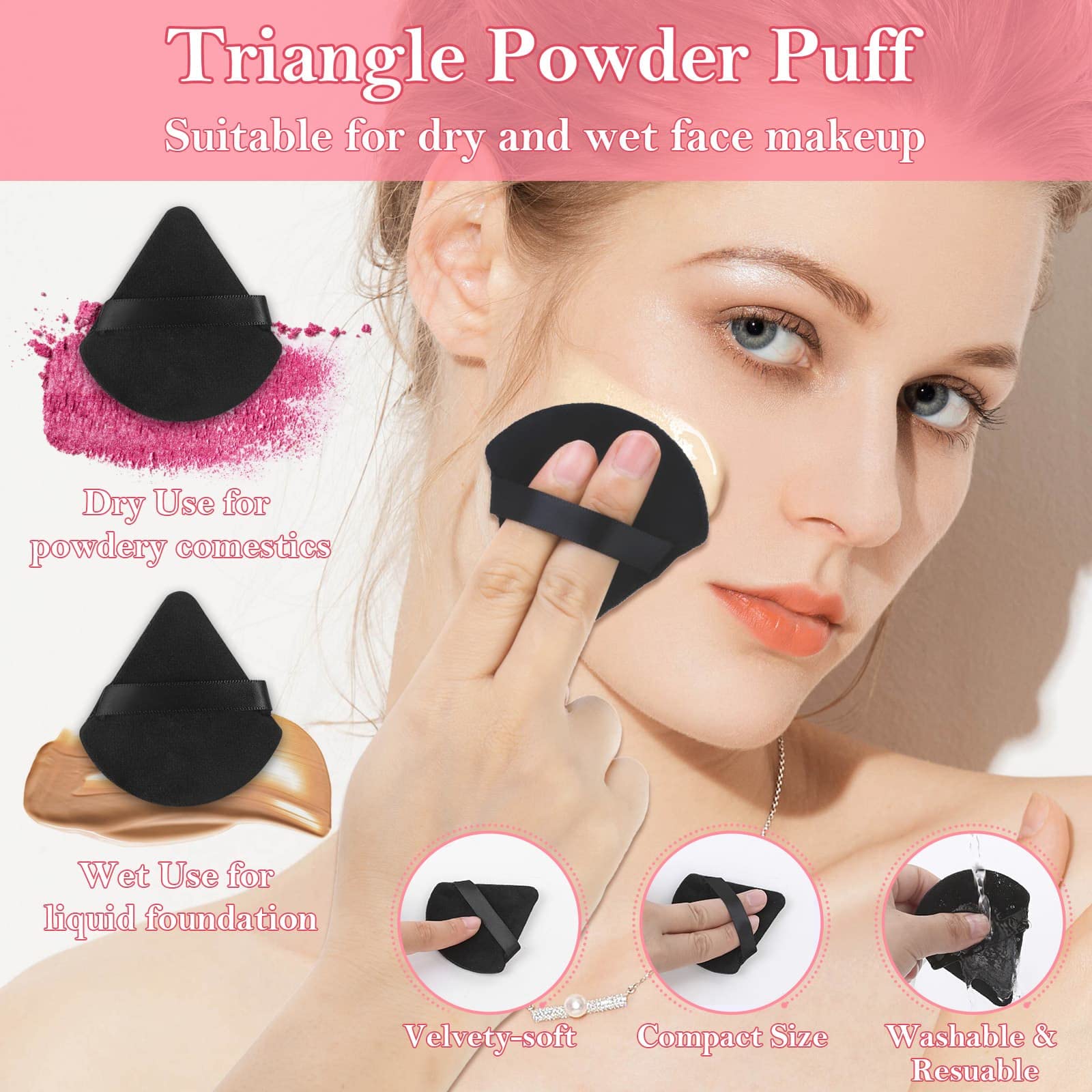 Audab makeup mixing palette with spatula helps cleanly blend shades for natural-looking results.