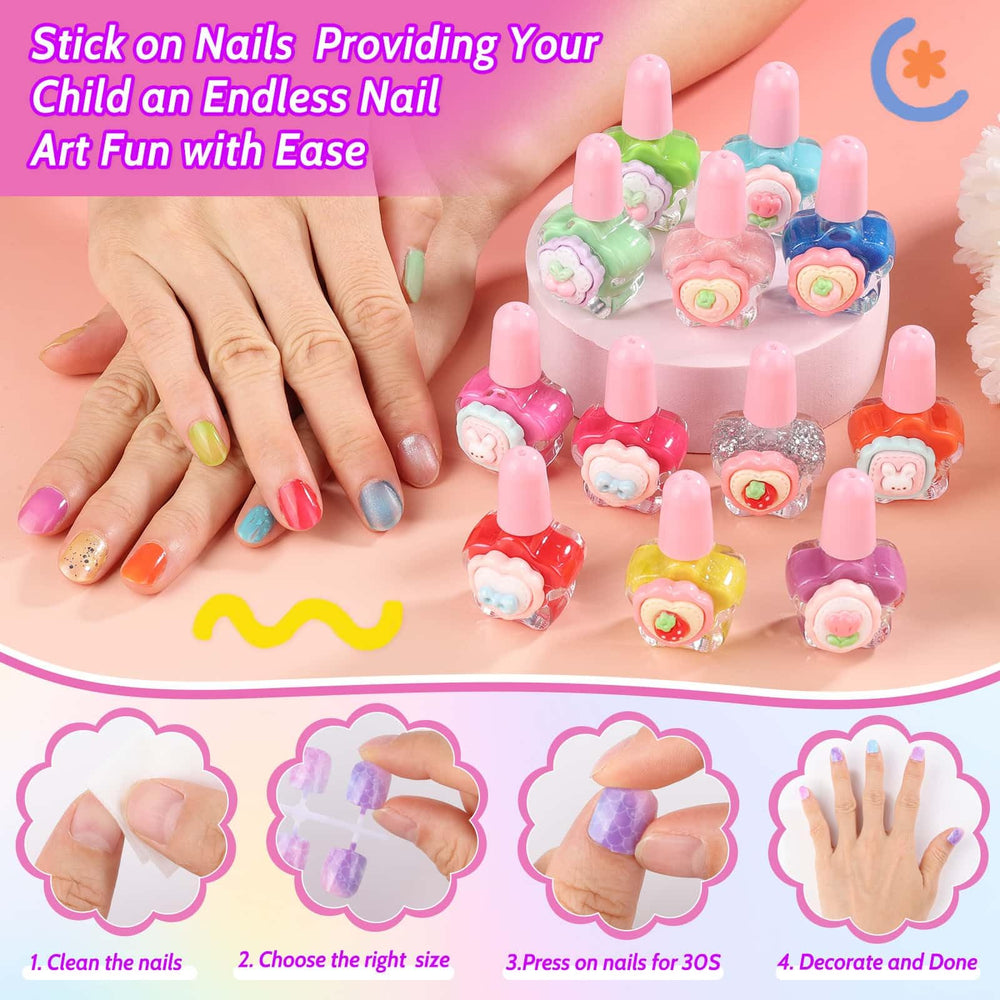 Audab press-on nails with 144 pieces offer easy mix-and-match fashion daily.