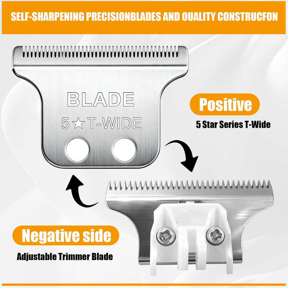 Audoc 2215 T Wide blade for Cordless Detailer LI 8171 enhances sharpness during grooming