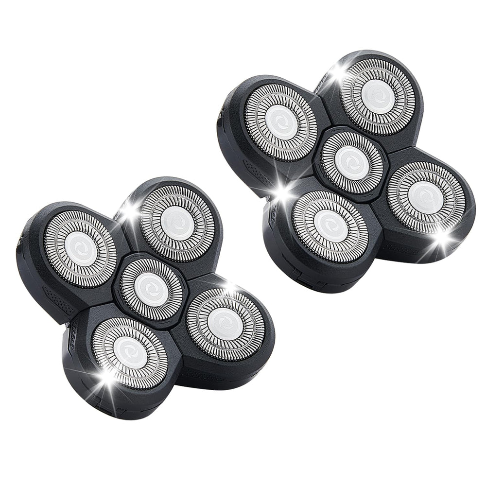 Audoc bald men shaver heads closeup precise fit for bald head grooming